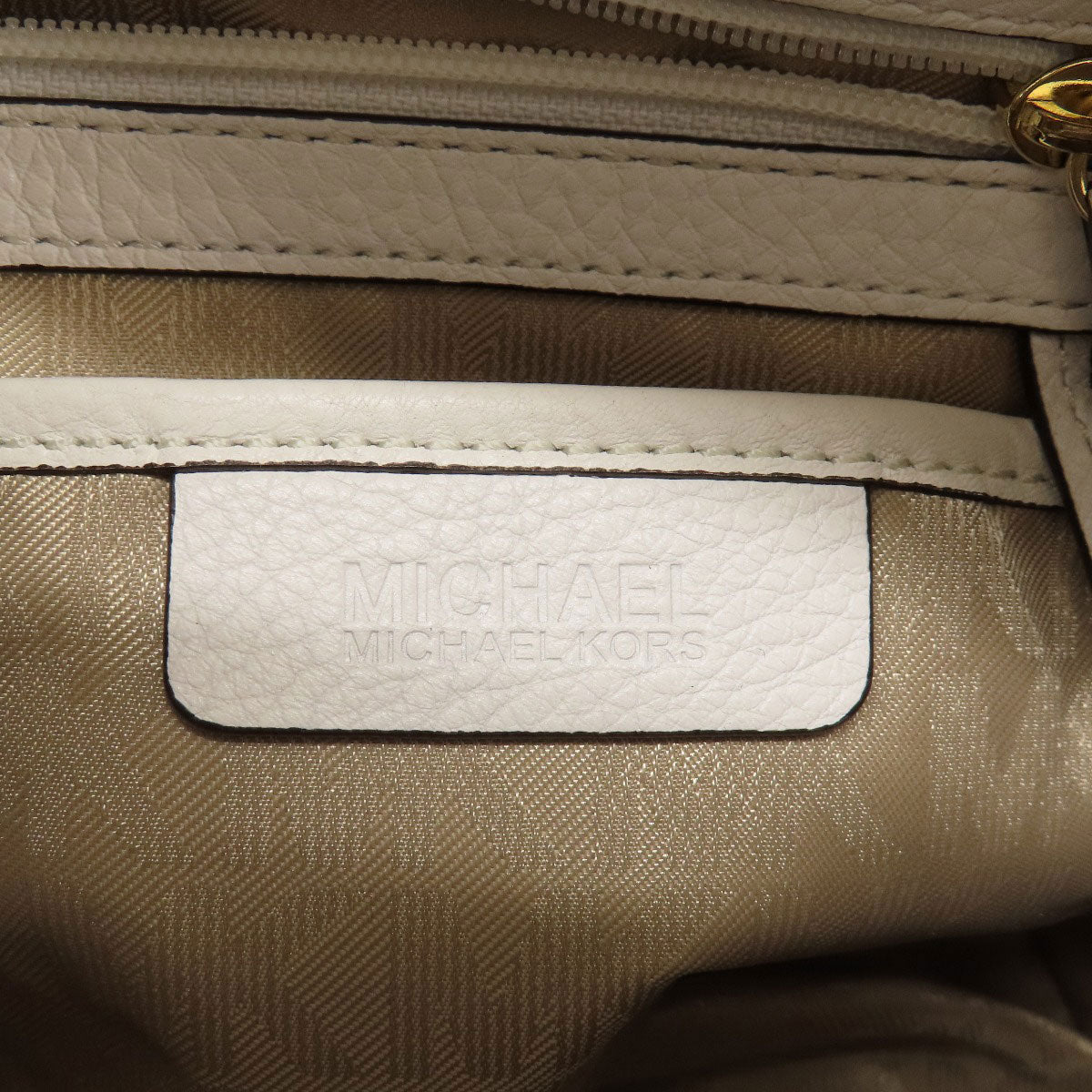Michael Kors マイケルコース シンプルデザイン 2WAY トートバッグ レザー レディース 中古