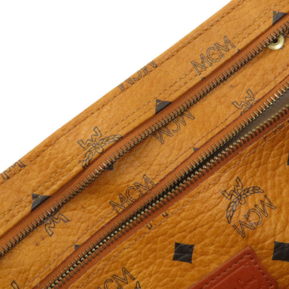 MCM エムシーエム ロゴデザイン ショルダーバッグ レザー レディース 中古