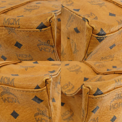 MCM エムシーエム ロゴデザイン ショルダーバッグ レザー レディース 中古