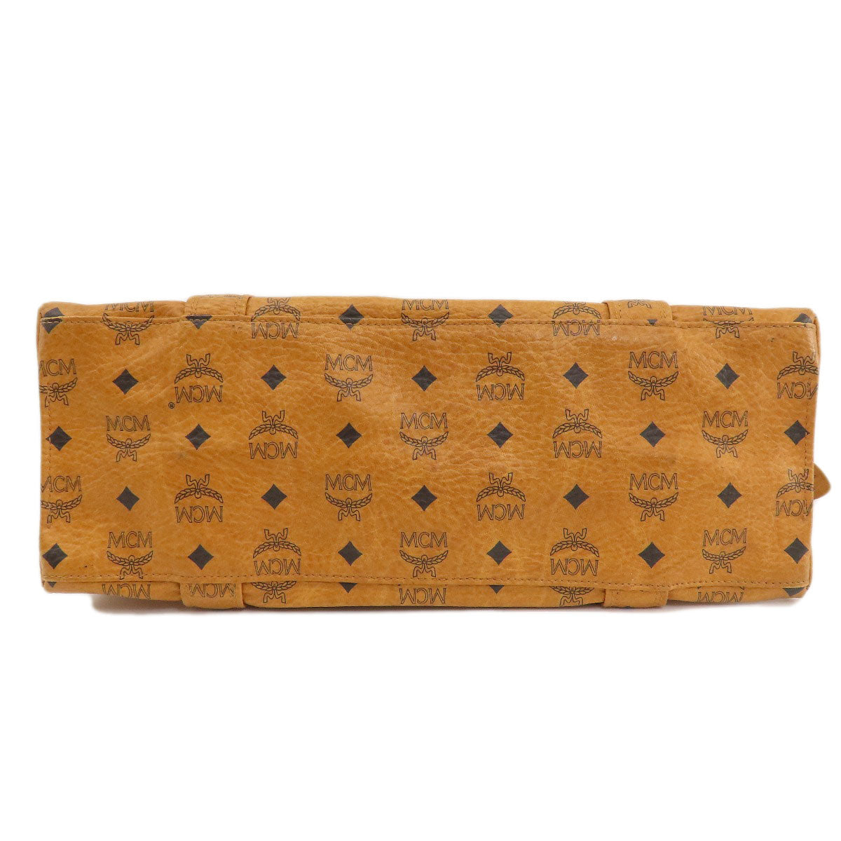 MCM エムシーエム ロゴデザイン ショルダーバッグ レザー レディース 中古