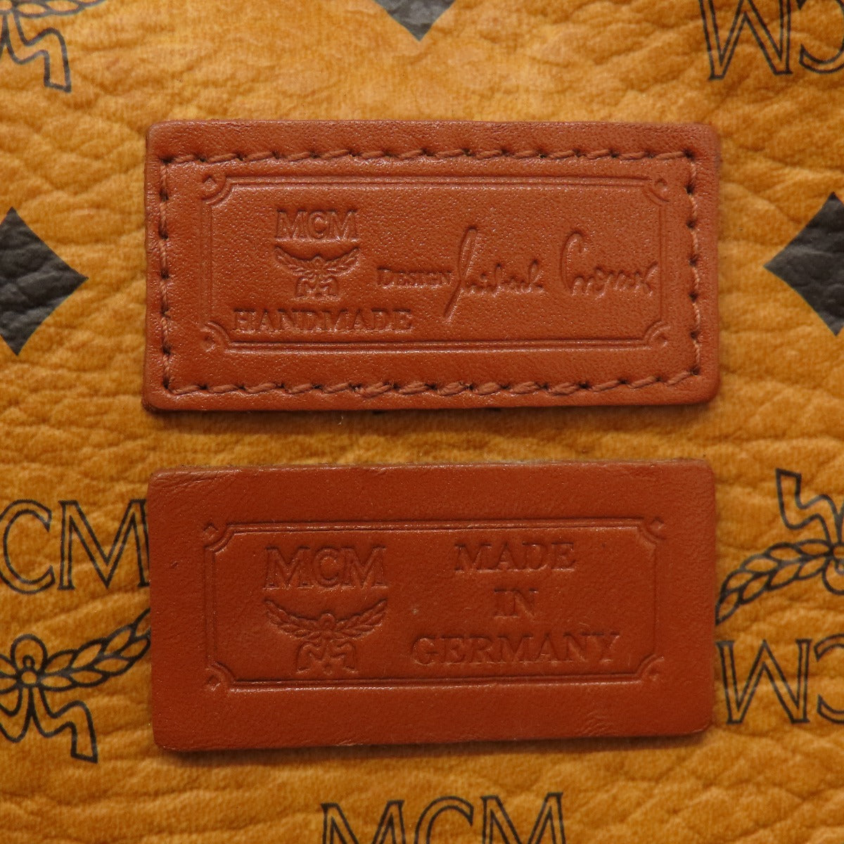 MCM エムシーエム ロゴデザイン ショルダーバッグ レザー レディース 中古