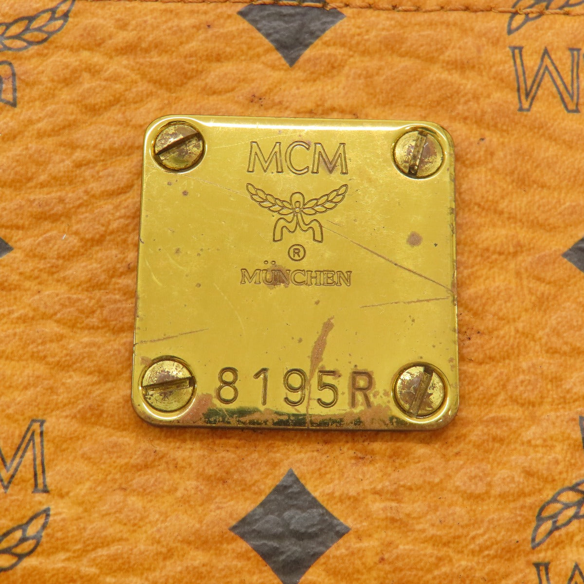 MCM エムシーエム ロゴデザイン ショルダーバッグ レザー レディース 中古
