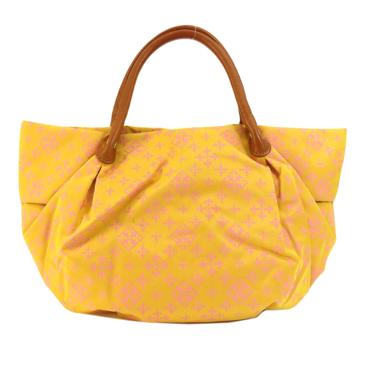 russet ラシット 百合紋章 ハンドバッグ ナイロン レディース 中古