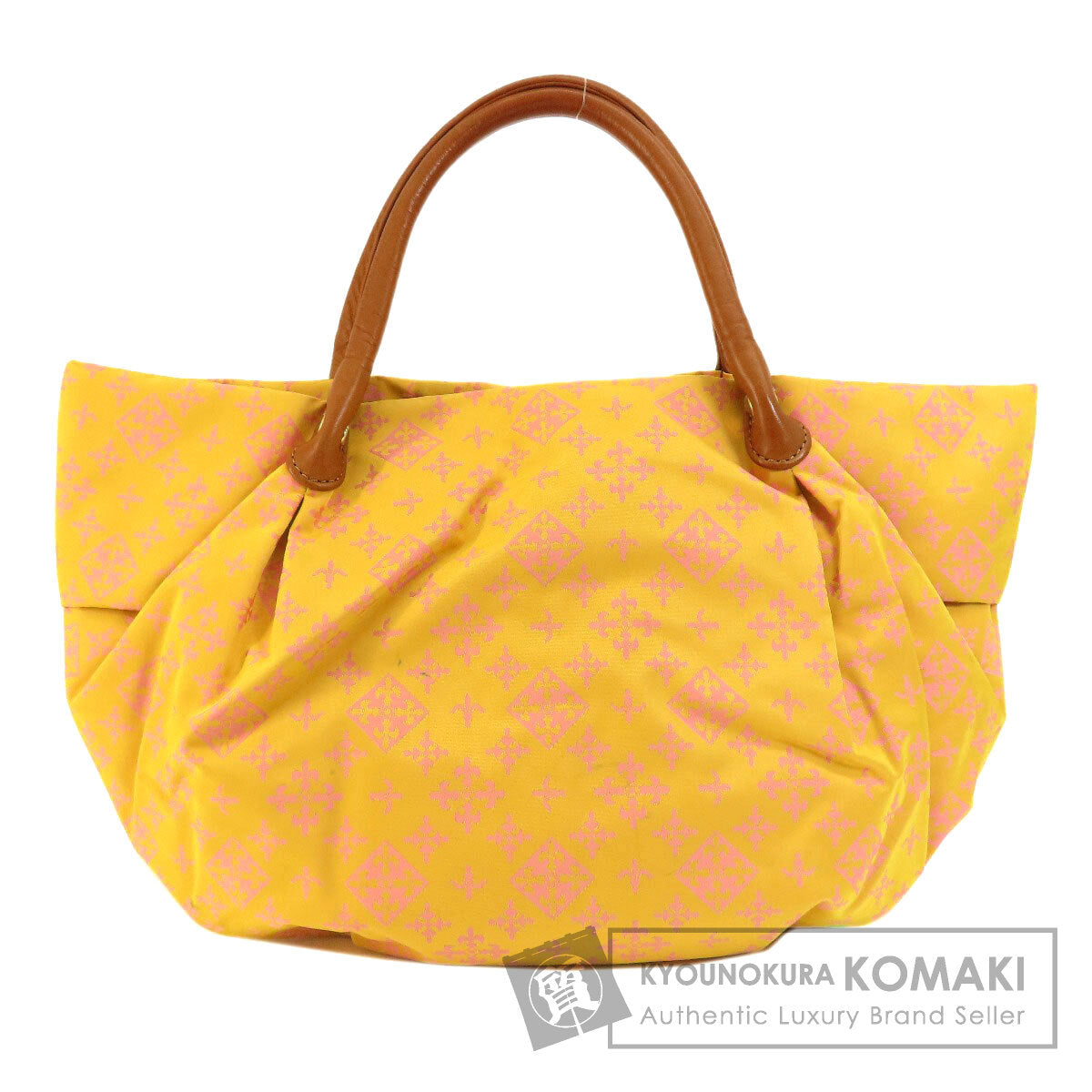 russet ラシット 百合紋章 ハンドバッグ ナイロン レディース 中古