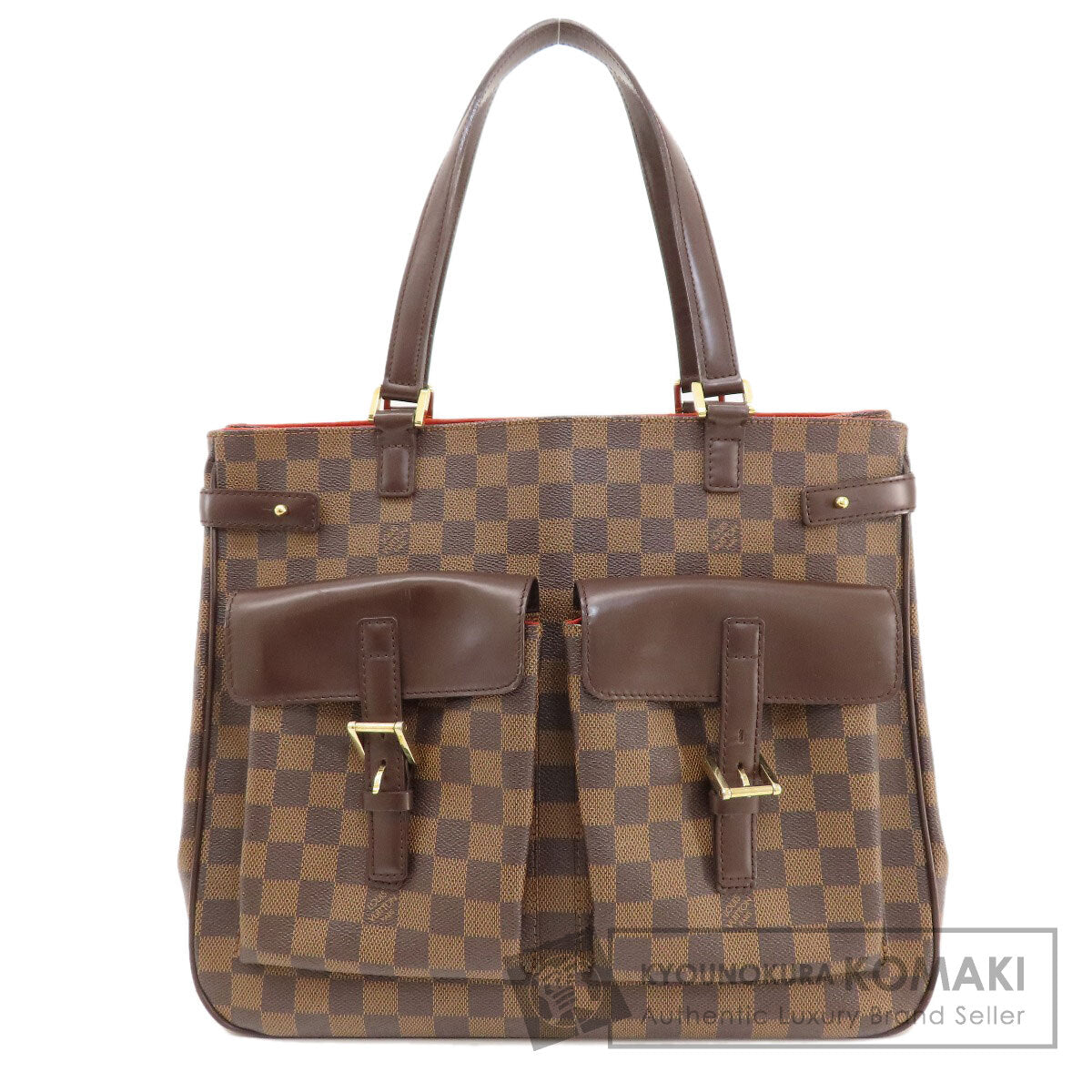 LOUIS VUITTON ルイヴィトン N51128 ユゼス ダミエ エベヌ トートバッグ ダミエキャンバス レディース 中古