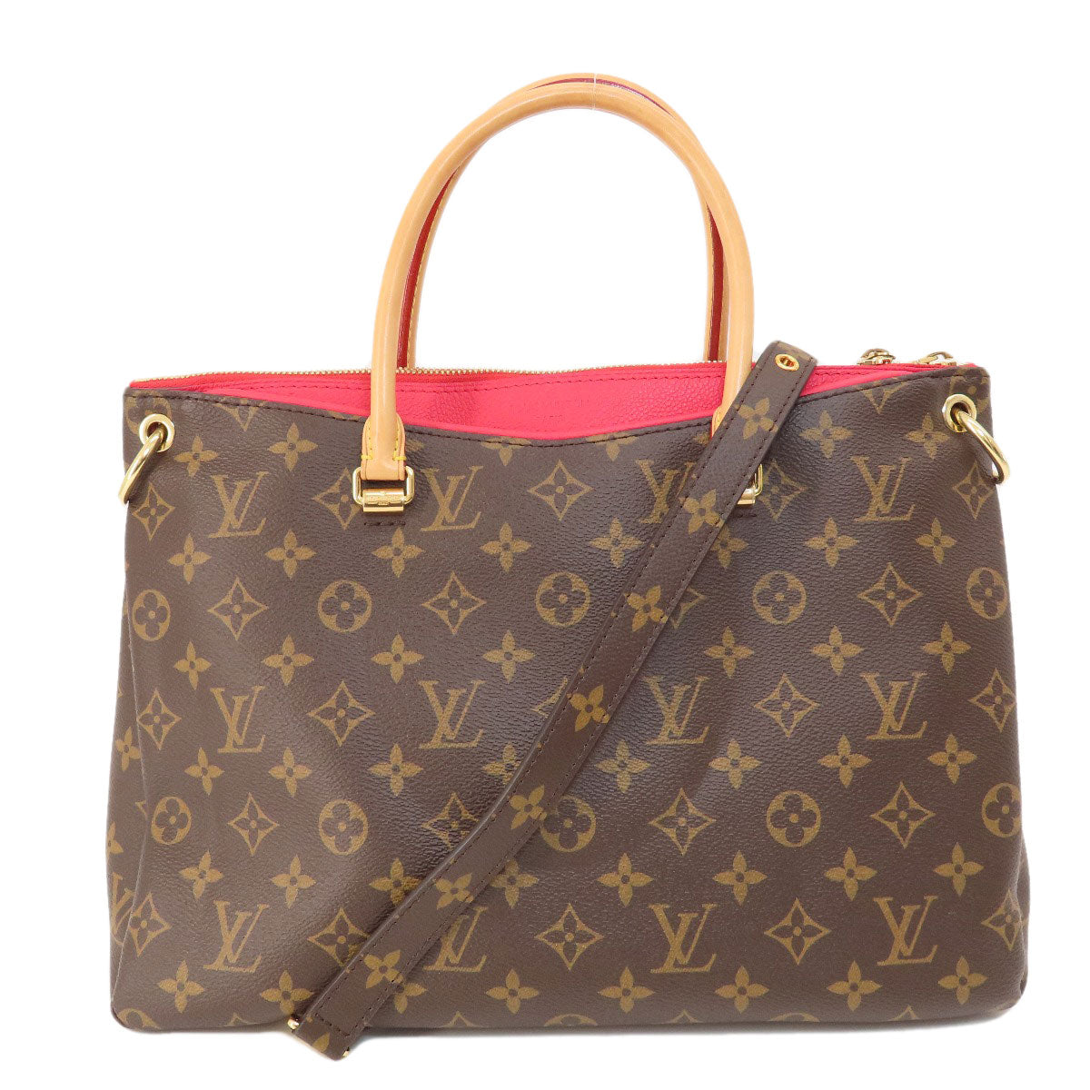 LOUIS VUITTON ルイヴィトン M41175 パラス モノグラム トートバッグ モノグラムキャンバス レディース 中古