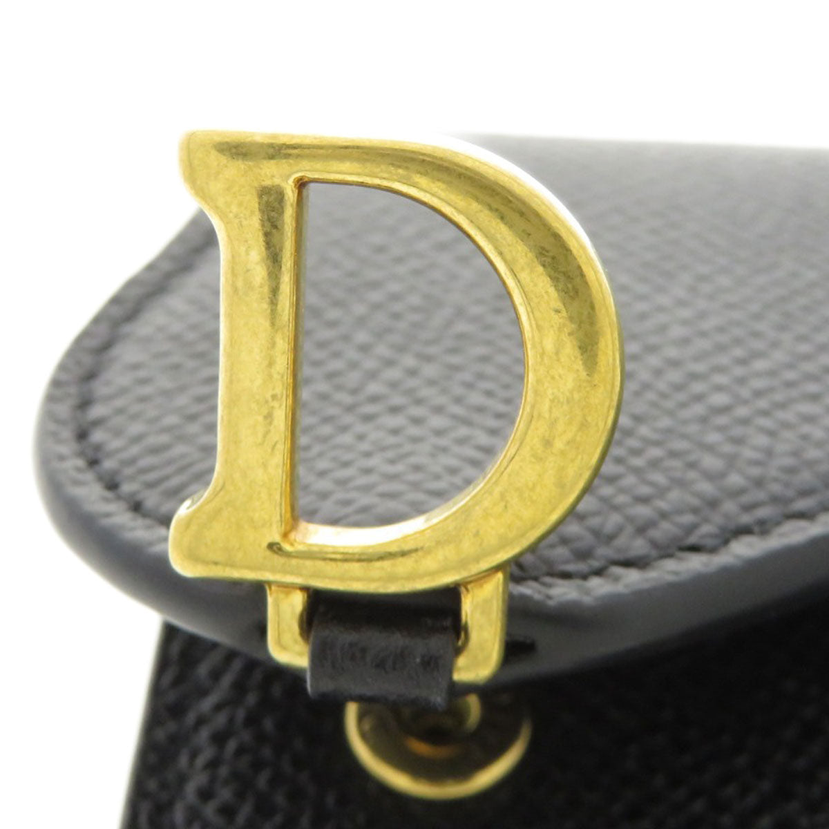 CHRISTIAN DIOR クリスチャンディオール サドル 二つ折り財布（小銭入れあり） カーフ レディース 中古