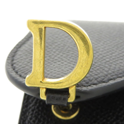 CHRISTIAN DIOR クリスチャンディオール サドル 二つ折り財布（小銭入れあり） カーフ レディース 中古