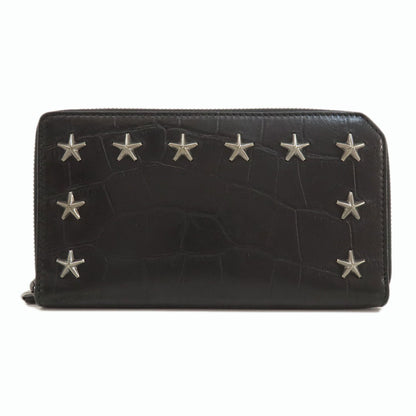 Jimmy Choo ジミーチュウ スタースタッズ 長財布（小銭入れあり） レザー レディース 中古