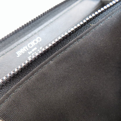 Jimmy Choo ジミーチュウ スタースタッズ 長財布（小銭入れあり） レザー レディース 中古