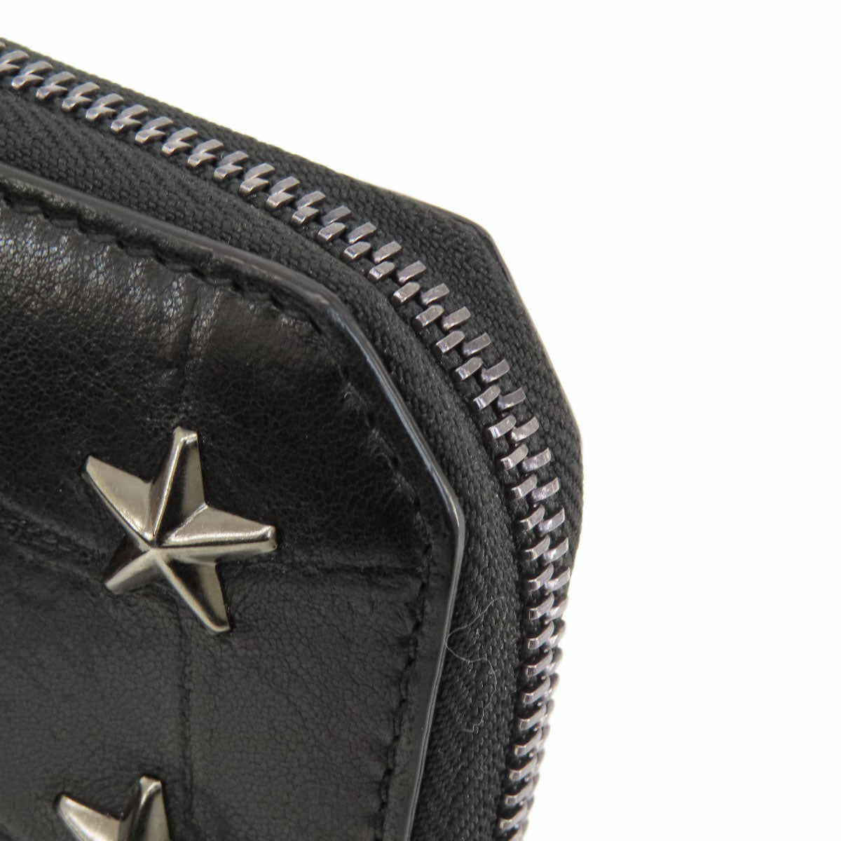 Jimmy Choo ジミーチュウ スタースタッズ 長財布（小銭入れあり） レザー レディース 中古