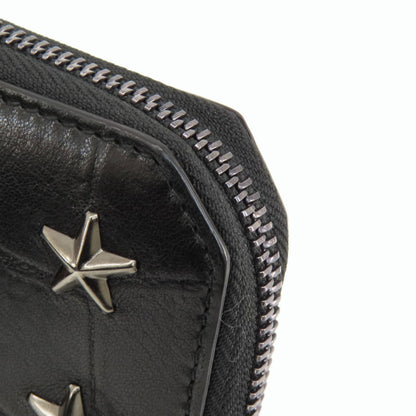 Jimmy Choo ジミーチュウ スタースタッズ 長財布（小銭入れあり） レザー レディース 中古