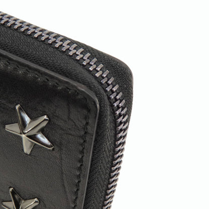 Jimmy Choo ジミーチュウ スタースタッズ 長財布（小銭入れあり） レザー レディース 中古