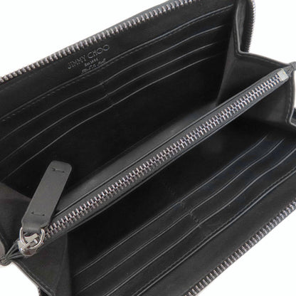 Jimmy Choo ジミーチュウ スタースタッズ 長財布（小銭入れあり） レザー レディース 中古