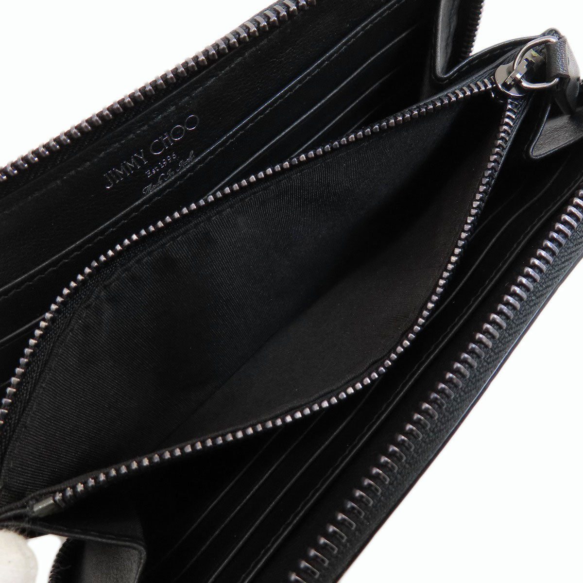 Jimmy Choo ジミーチュウ スタースタッズ 長財布（小銭入れあり） レザー レディース 中古