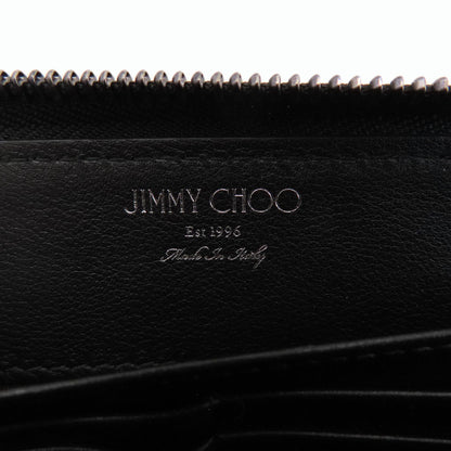Jimmy Choo ジミーチュウ スタースタッズ 長財布（小銭入れあり） レザー レディース 中古