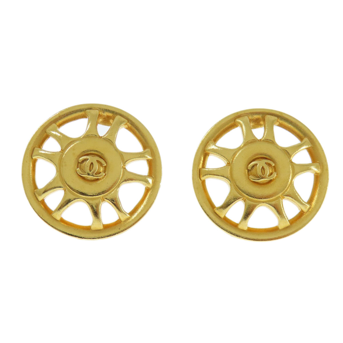 CHANEL シャネル ココマーク イヤリング 金属製 レディース 中古