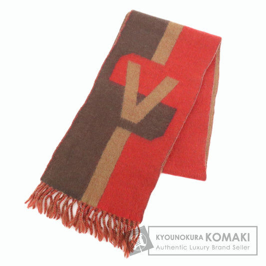 LOUIS VUITTON ルイヴィトン エシャルプ V・イストリック マフラー ウール レディース 中古