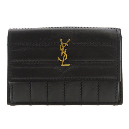 SAINT LAURENT サンローラン ロゴモチーフ コインケース カーフ レディース 中古