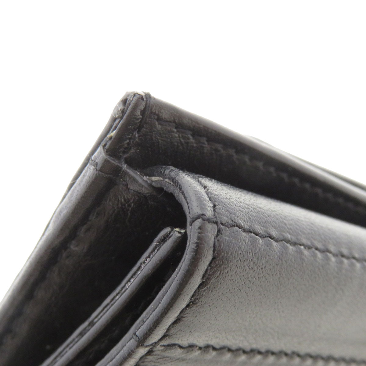 SAINT LAURENT サンローラン ロゴモチーフ コインケース カーフ レディース 中古