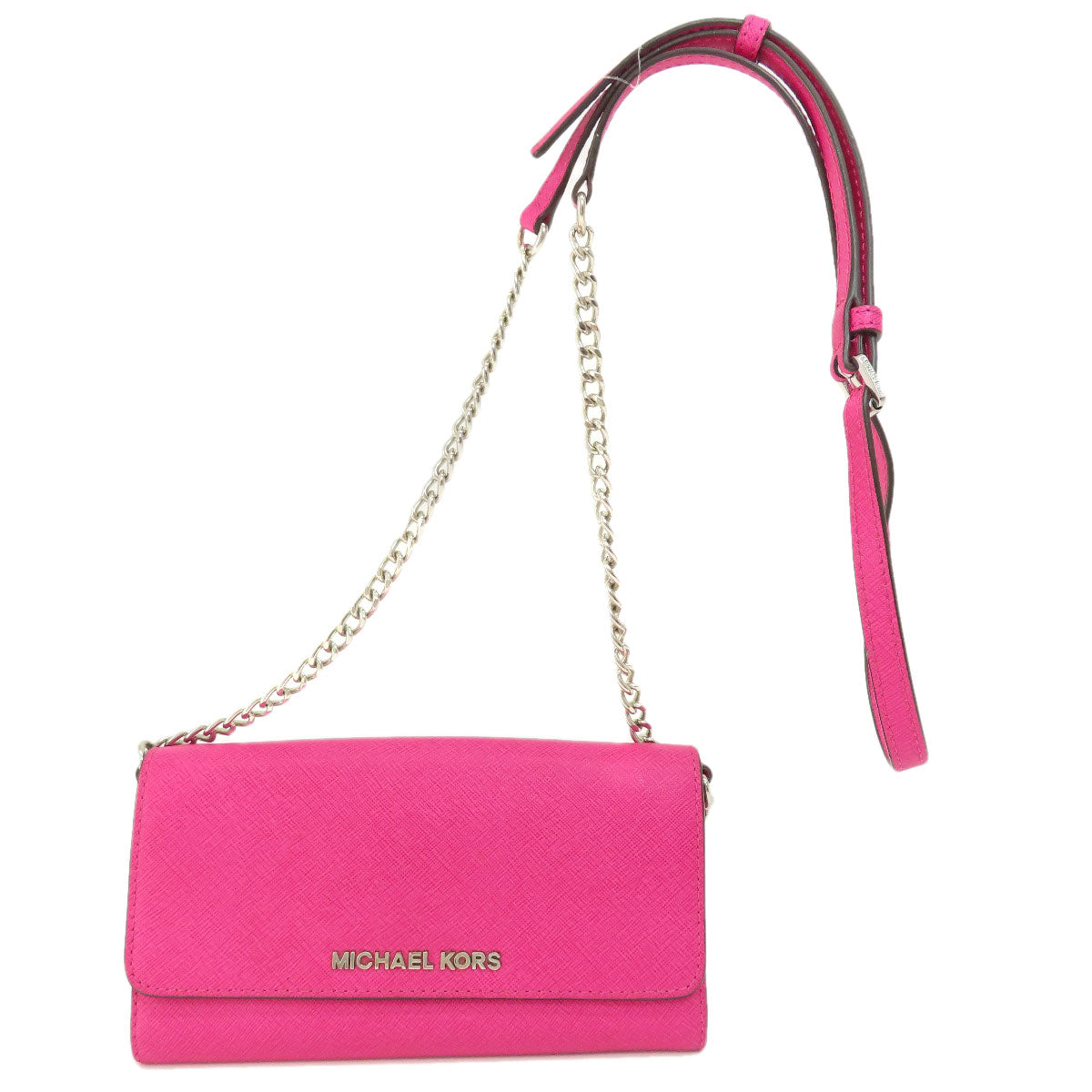 Michael Kors マイケルコース チェーンウォレット 長財布（小銭入れあり） PVC レディース 中古