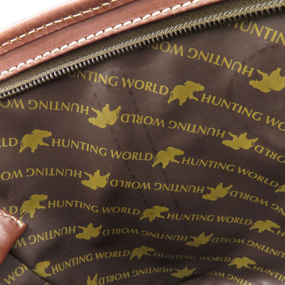 HUNTING WORLD ハンティングワールド ロゴ トートバッグ キャンバス レディース 中古