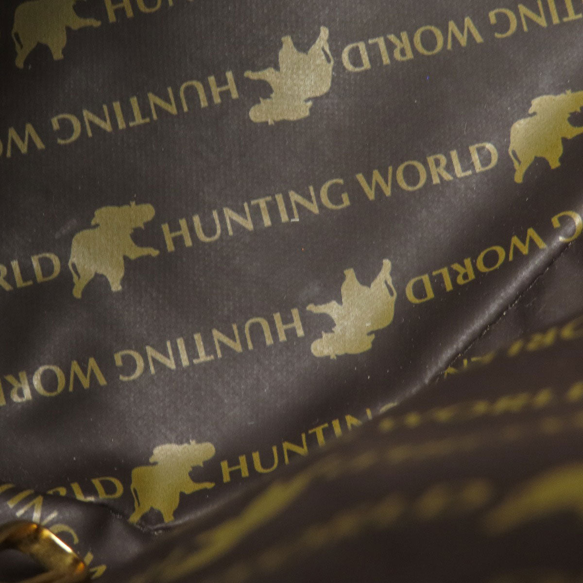 HUNTING WORLD ハンティングワールド ロゴ トートバッグ キャンバス レディース 中古
