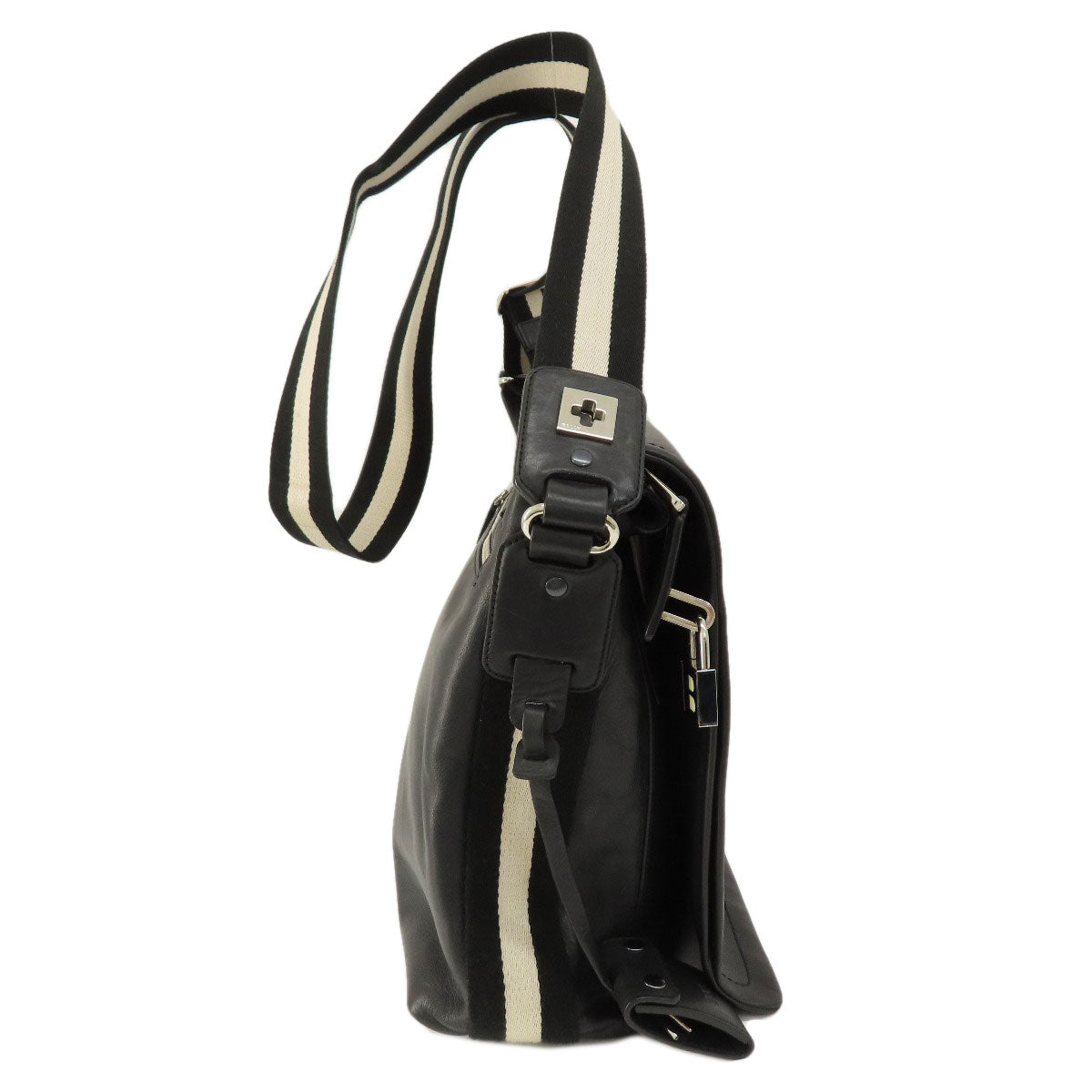 BALLY バリー ロングショルダー ショルダーバッグ レザー レディース 中古