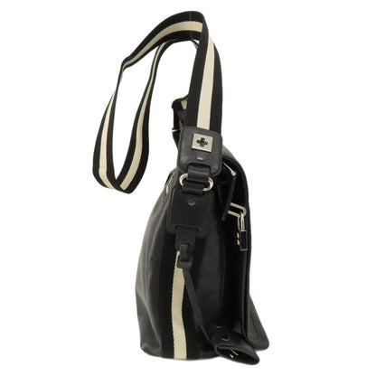BALLY バリー ロングショルダー ショルダーバッグ レザー レディース 中古