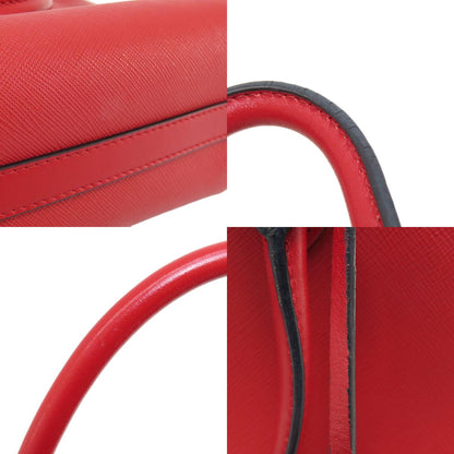 PRADA プラダ サフィアーノ 2WAY ハンドバッグ レザー レディース 中古