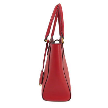 PRADA プラダ サフィアーノ 2WAY ハンドバッグ レザー レディース 中古