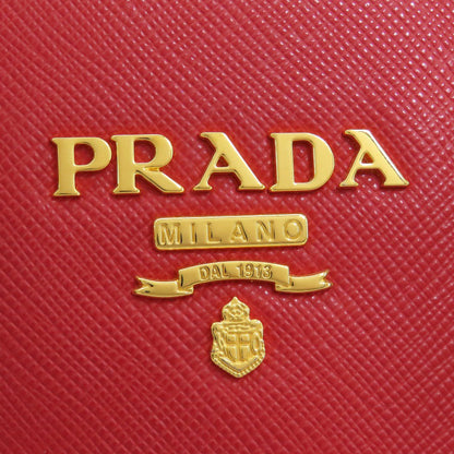 PRADA プラダ サフィアーノ 2WAY ハンドバッグ レザー レディース 中古