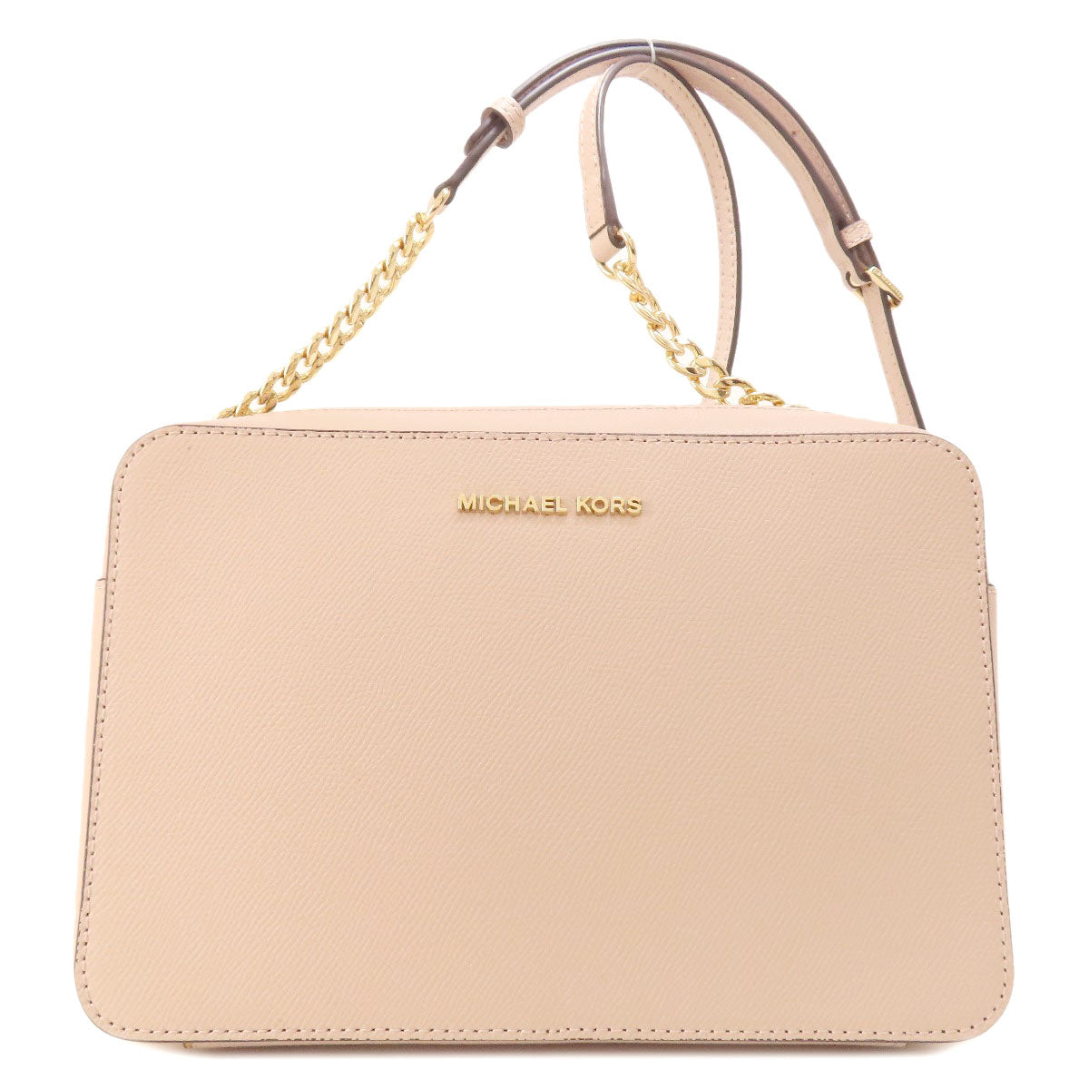 Michael Kors マイケルコース ロゴ ショルダーバッグ レザー レディース 中古