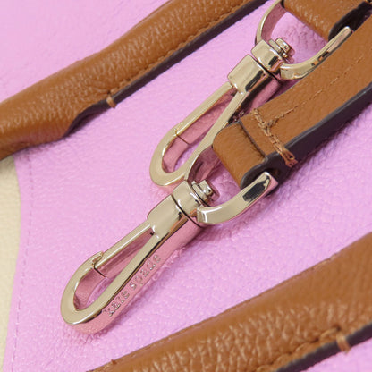 kate spade ケイトスペード ロゴ 2WAY ハンドバッグ レザー レディース 中古