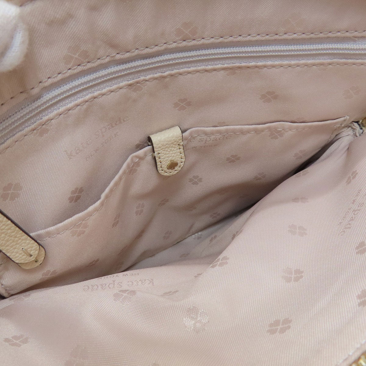 kate spade ケイトスペード ロゴ 2WAY ハンドバッグ レザー レディース 中古