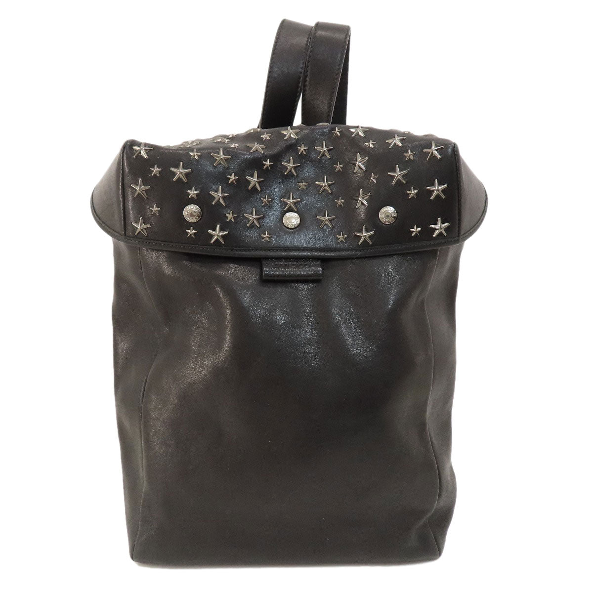 Jimmy Choo ジミーチュウ フロイド スターモチーフ リュック・デイパック レザー レディース 中古