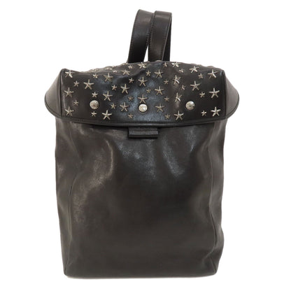 Jimmy Choo ジミーチュウ フロイド スターモチーフ リュック・デイパック レザー レディース 中古