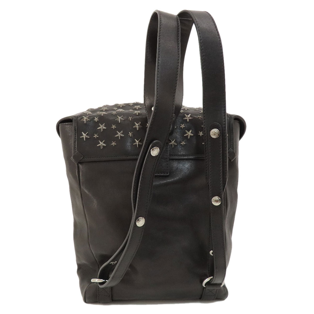 Jimmy Choo ジミーチュウ フロイド スターモチーフ リュック・デイパック レザー レディース 中古