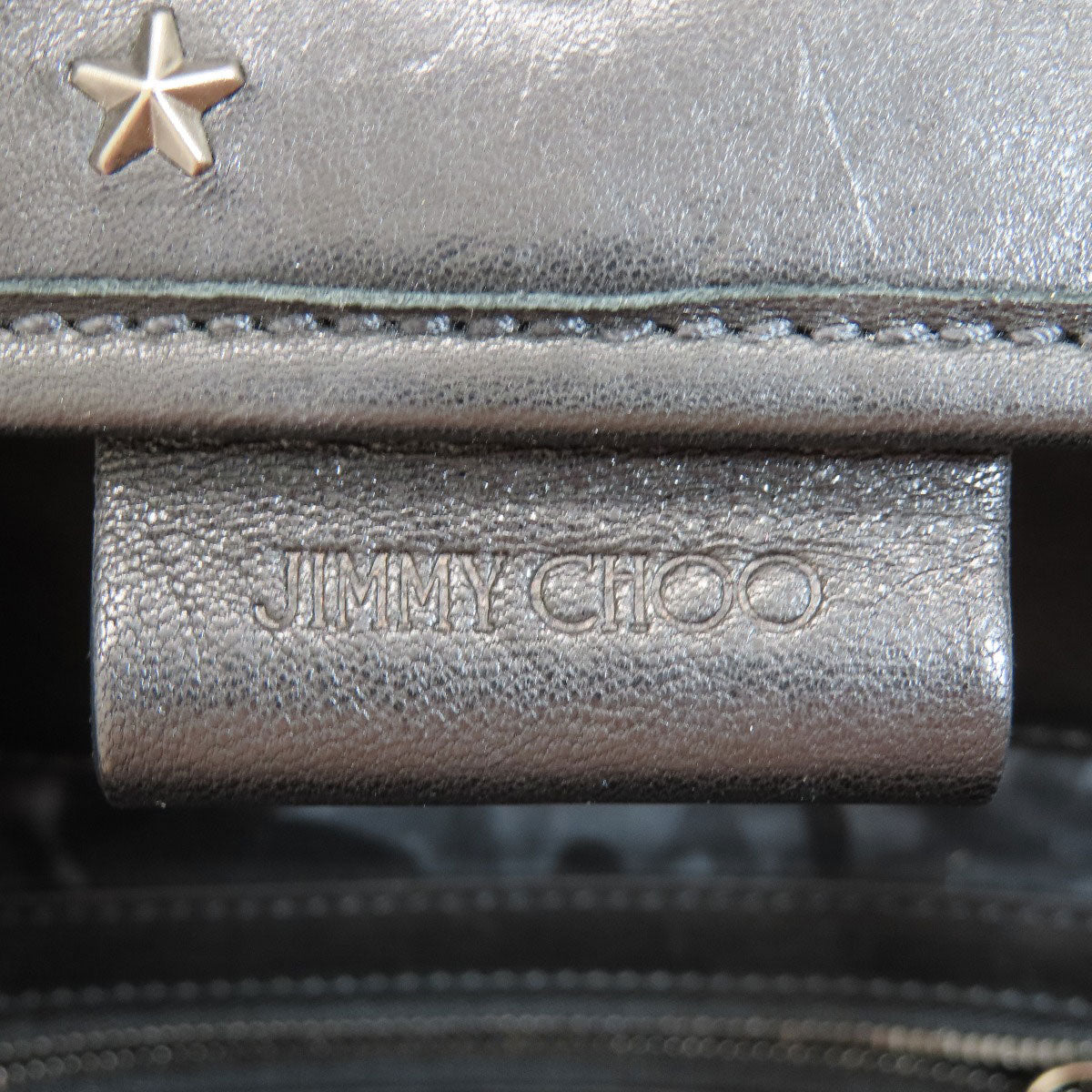 Jimmy Choo ジミーチュウ フロイド スターモチーフ リュック・デイパック レザー レディース 中古