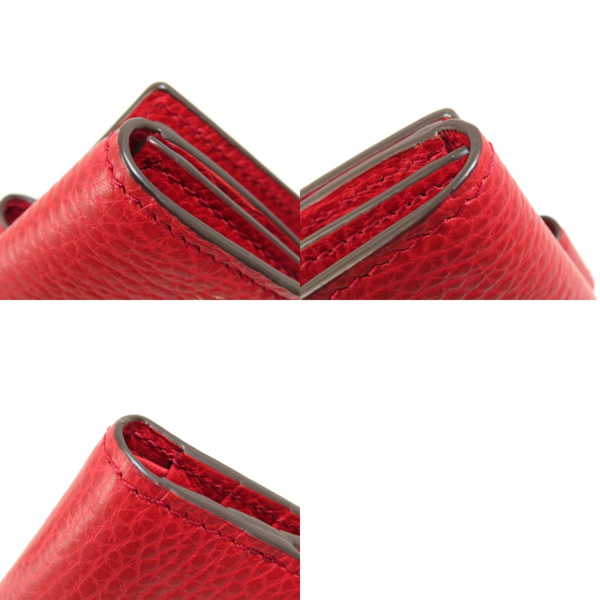 GUCCI グッチ 449405 インターロッキングG アウトレット 二つ折り財布（小銭入れあり） レザー レディース 中古