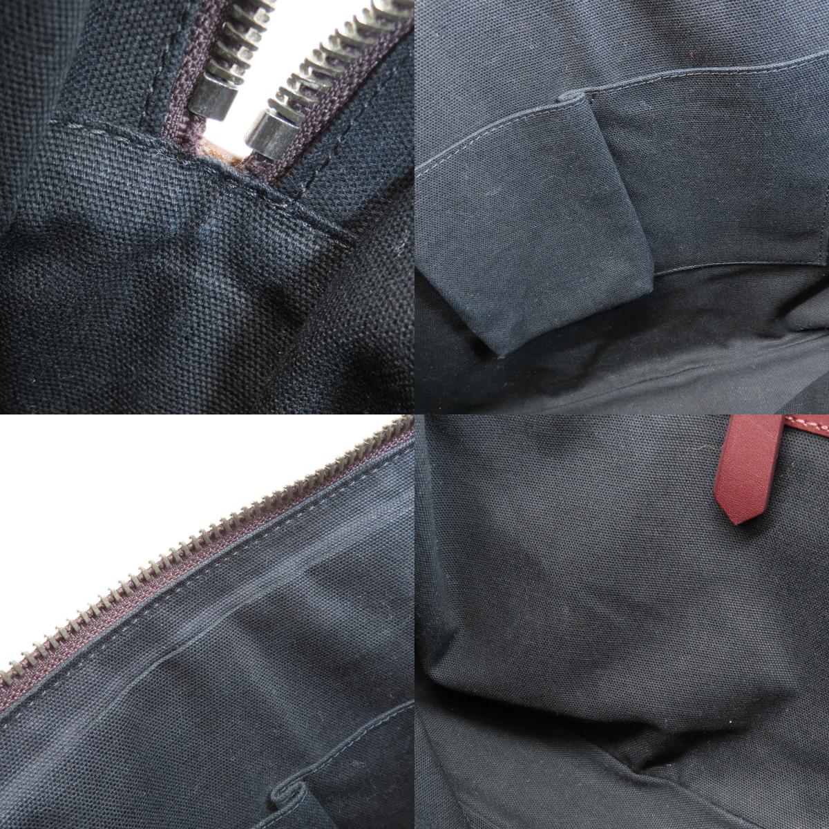 BURBERRY バーバリー チェック柄 2WAY ハンドバッグ PVC レディース 中古