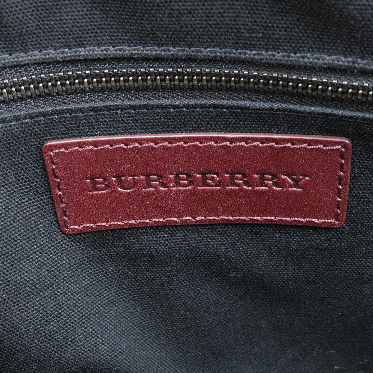 BURBERRY バーバリー チェック柄 2WAY ハンドバッグ PVC レディース 中古