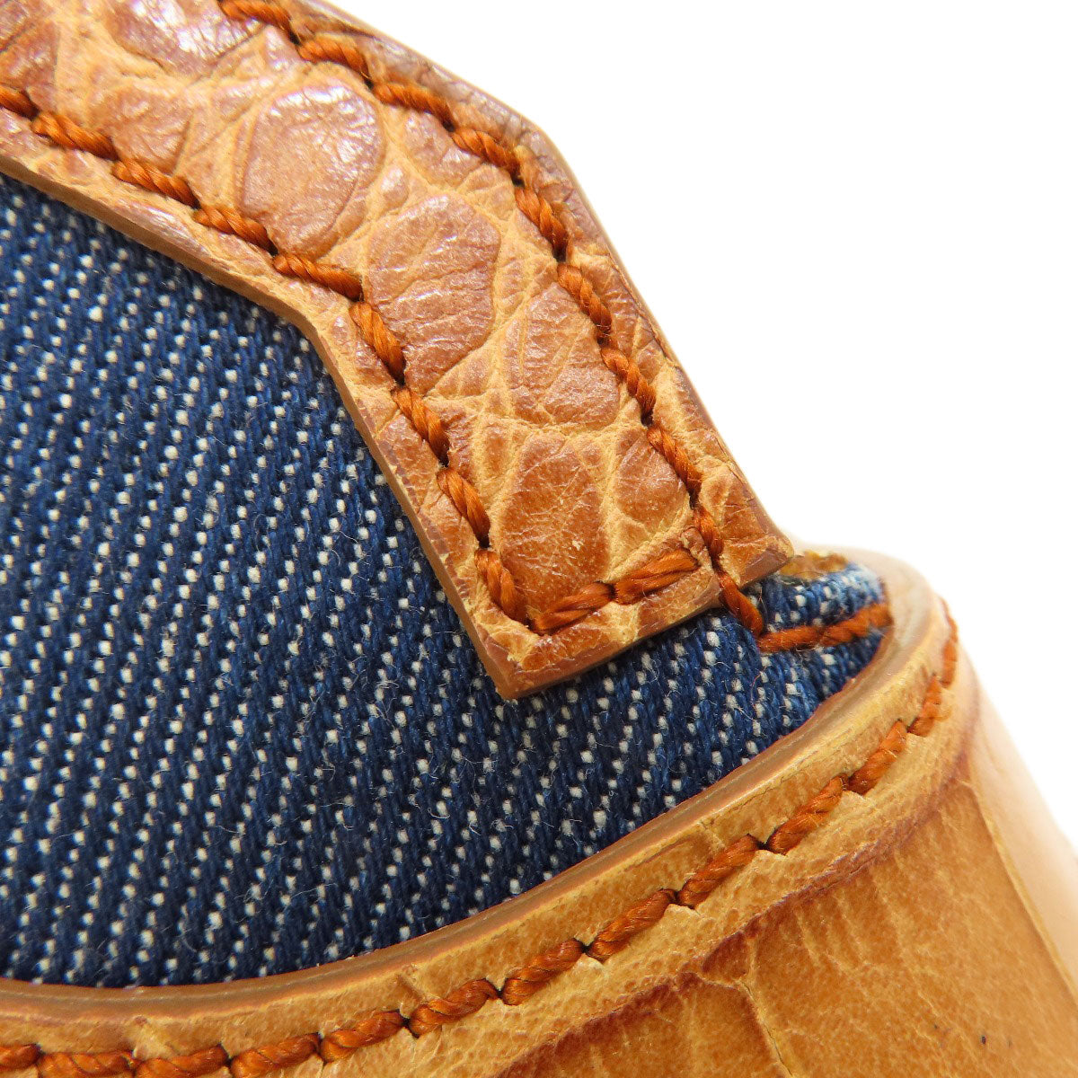 TODS トッズ 型押し トートバッグ レザー レディース 中古