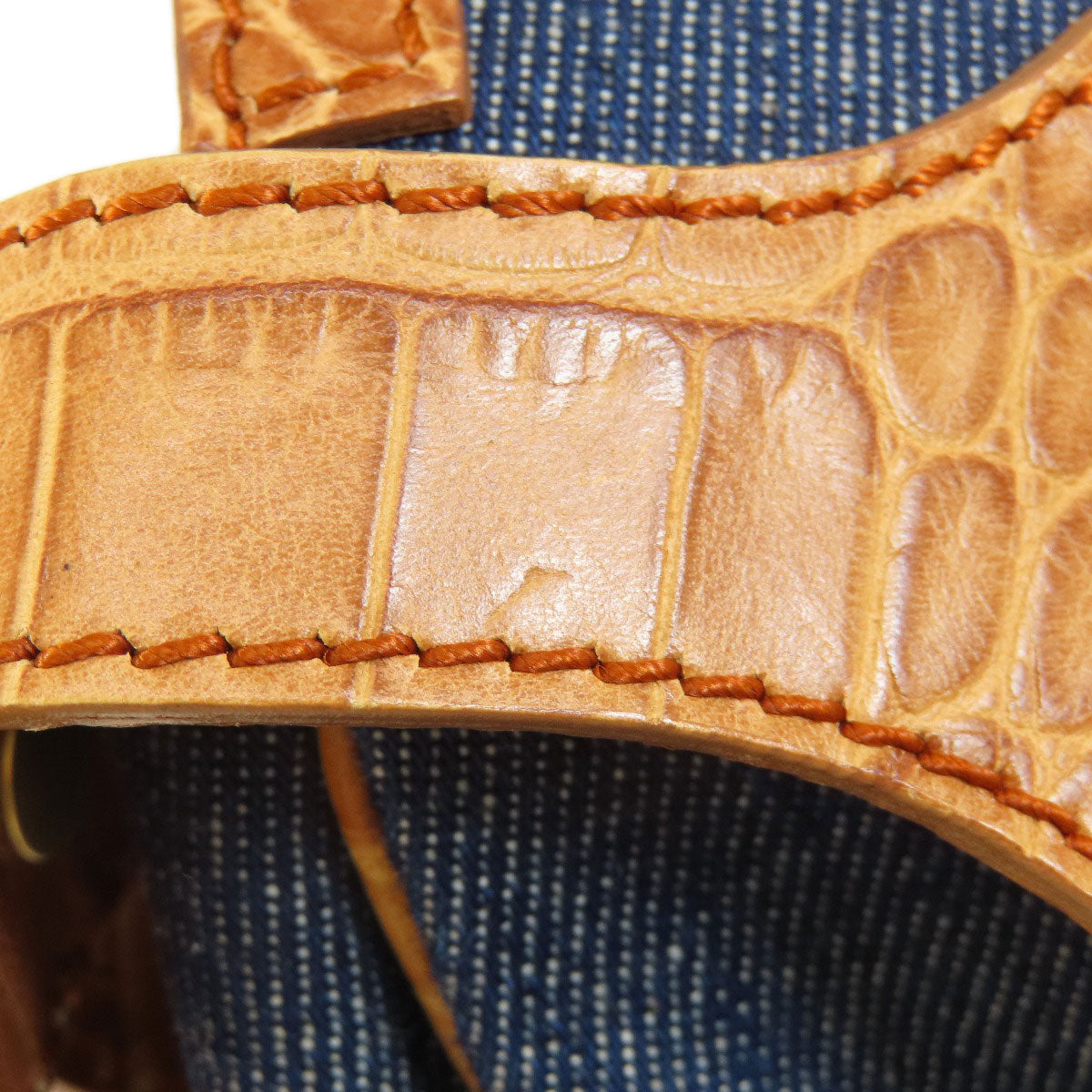 TODS トッズ 型押し トートバッグ レザー レディース 中古