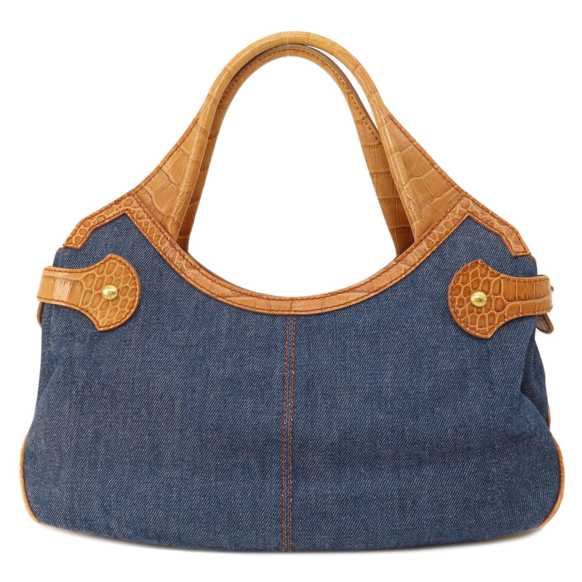TODS トッズ 型押し トートバッグ レザー レディース 中古