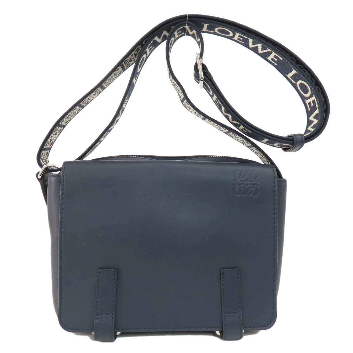 LOEWE ロエベ アナグラム ショルダーバッグ カーフ レディース 中古