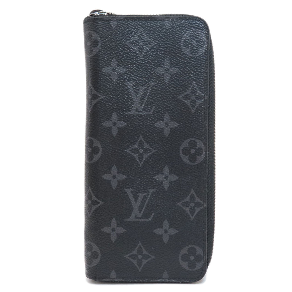 LOUIS VUITTON ルイヴィトン M62295 ジッピーウォレット・ヴェルティカル 長財布（小銭入れあり） モノグラムエクリプス メンズ 中古