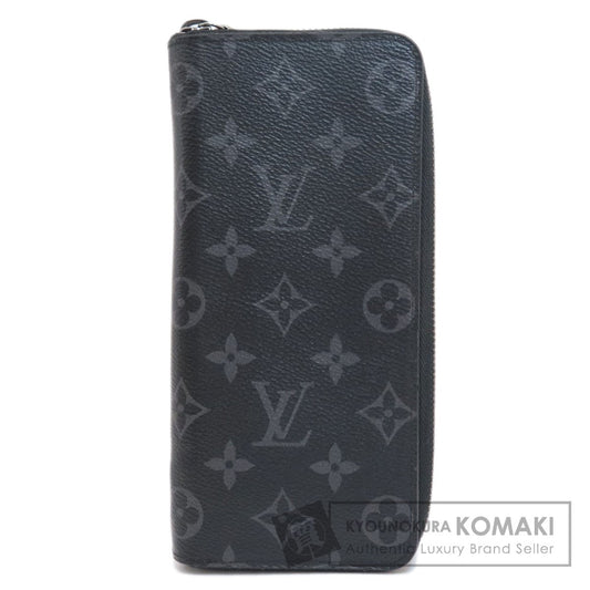 LOUIS VUITTON ルイヴィトン M62295 ジッピーウォレット・ヴェルティカル 長財布（小銭入れあり） モノグラムエクリプス メンズ 中古