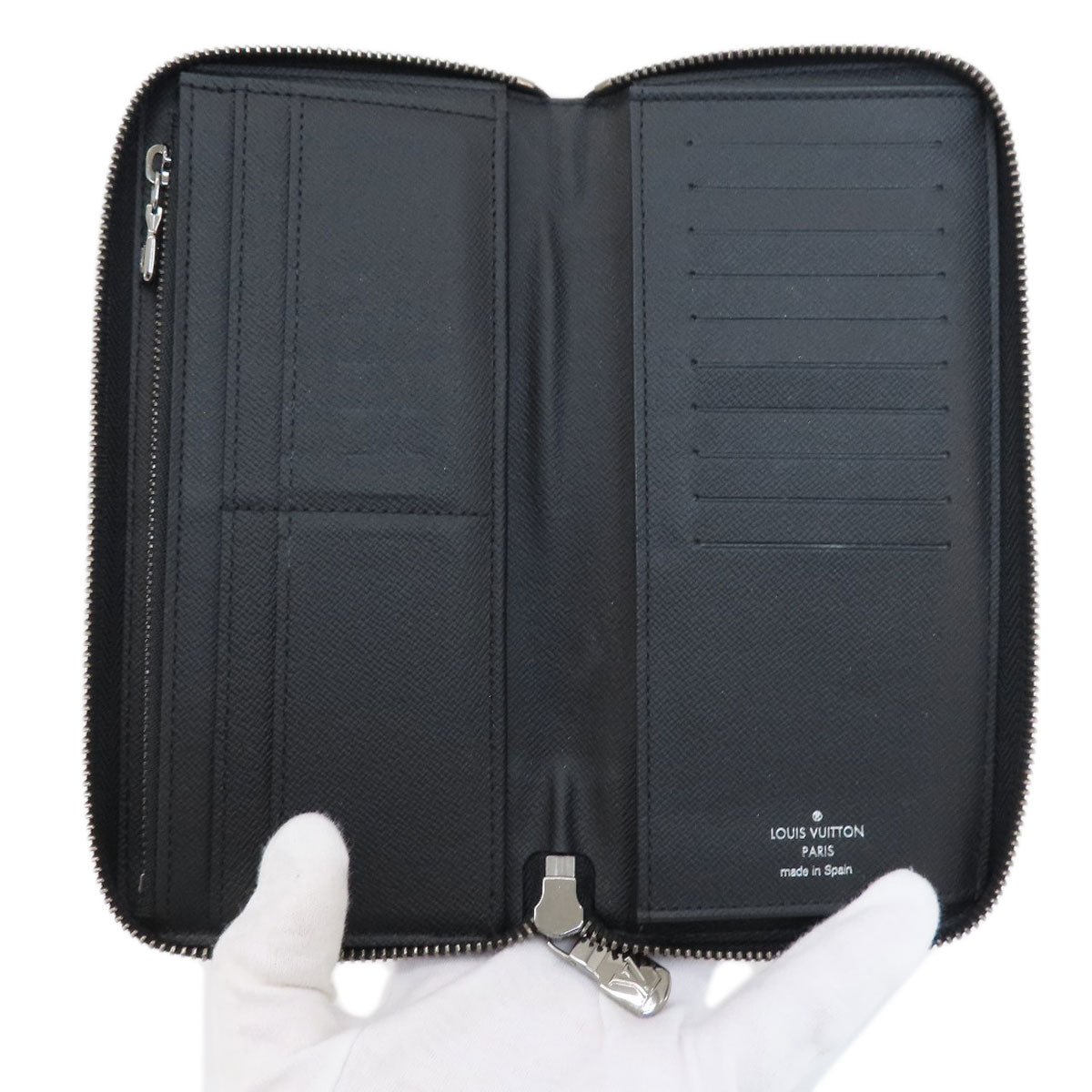 LOUIS VUITTON ルイヴィトン M62295 ジッピーウォレット・ヴェルティカル 長財布（小銭入れあり） モノグラムエクリプス メンズ 中古