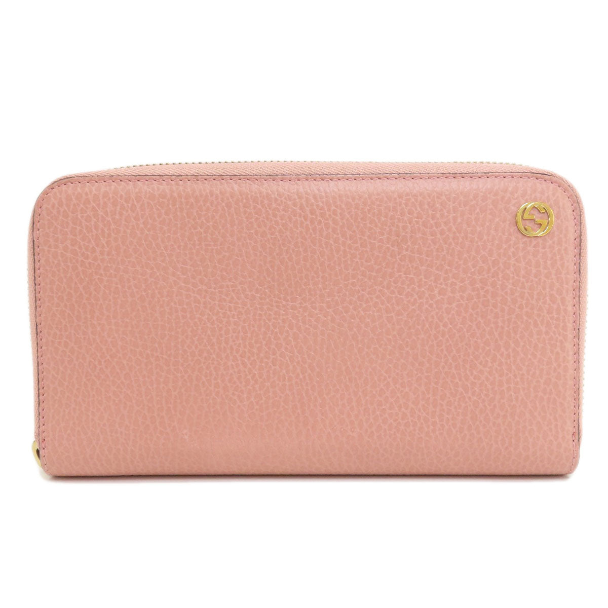 GUCCI グッチ 449347 インターロッキングG 長財布（小銭入れあり） レザー レディース 中古